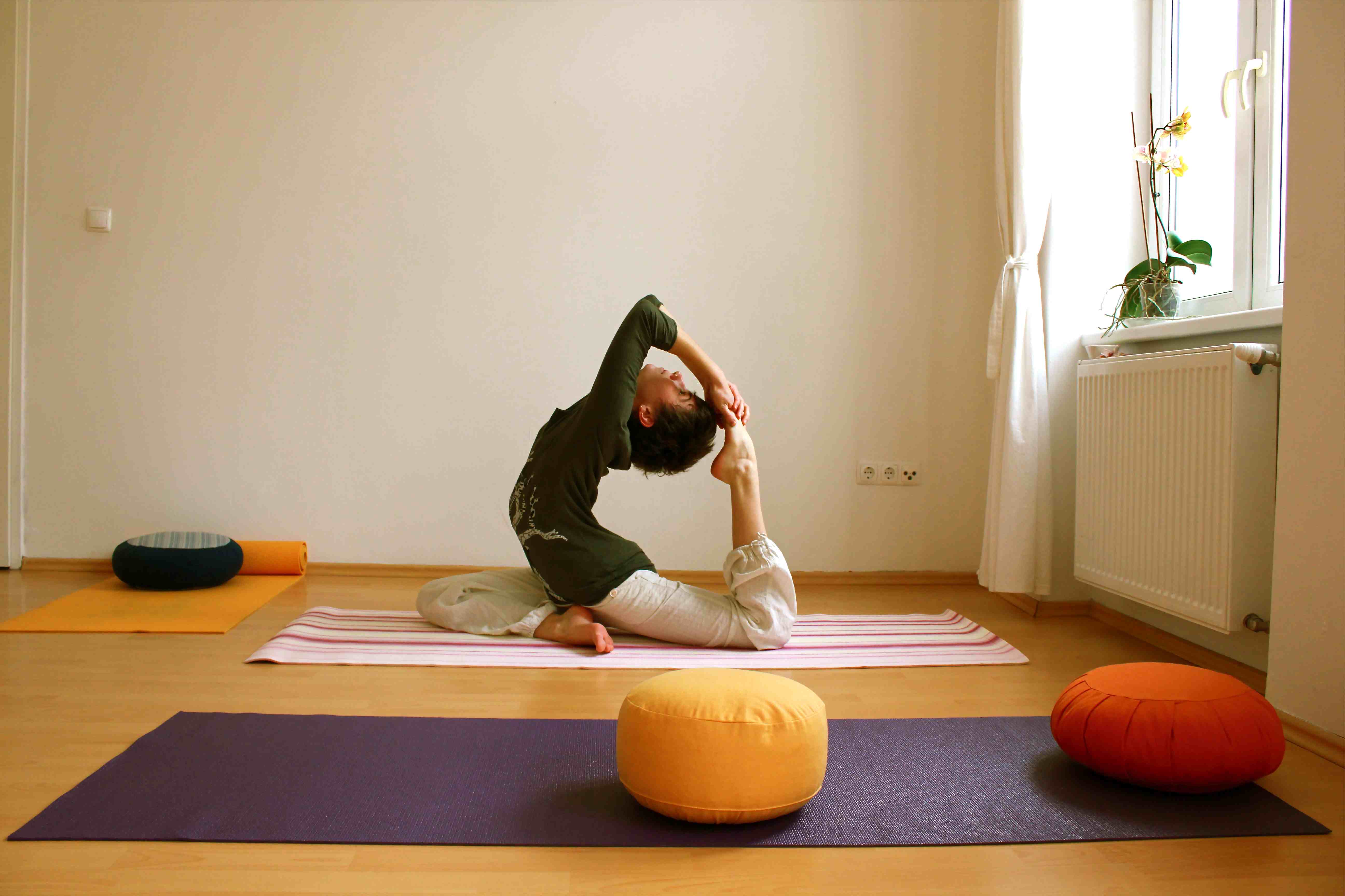 Foto Yogastellung Taube